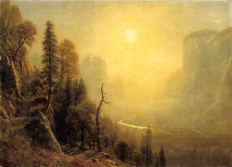 Study for Yosemite Valley, Glacier Point Trail